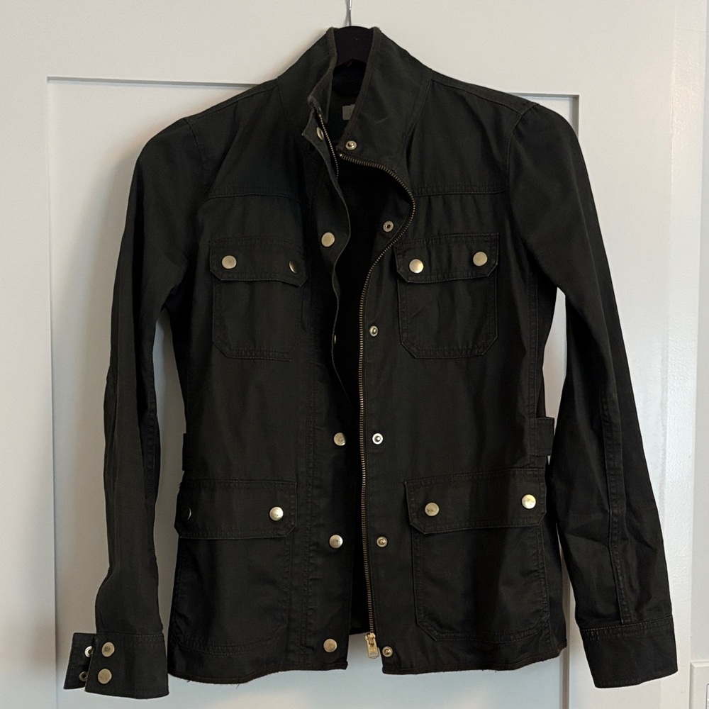 J. Crew Dark Green Military Field Jacket
